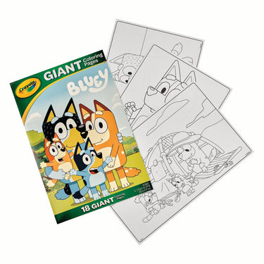 Crayola Giant Colouring Pages Bluey